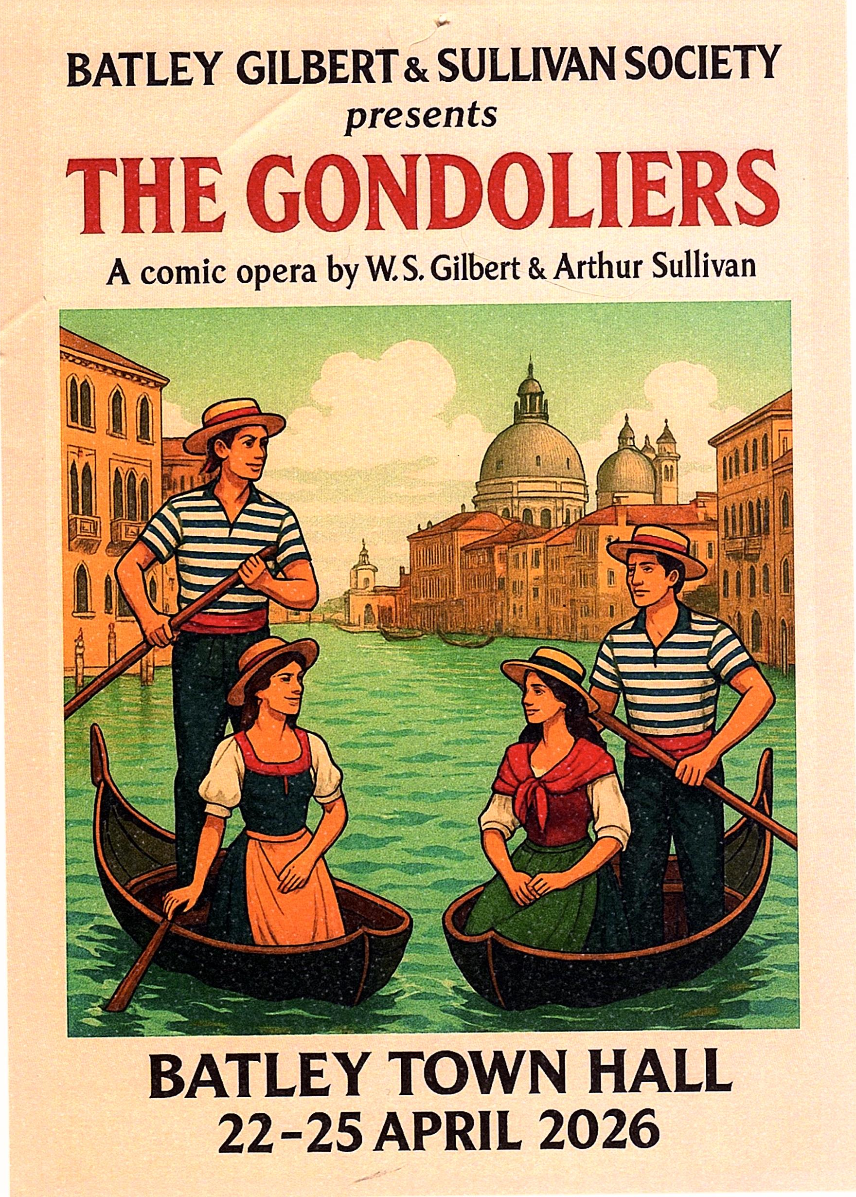 The Gondoliers Poster